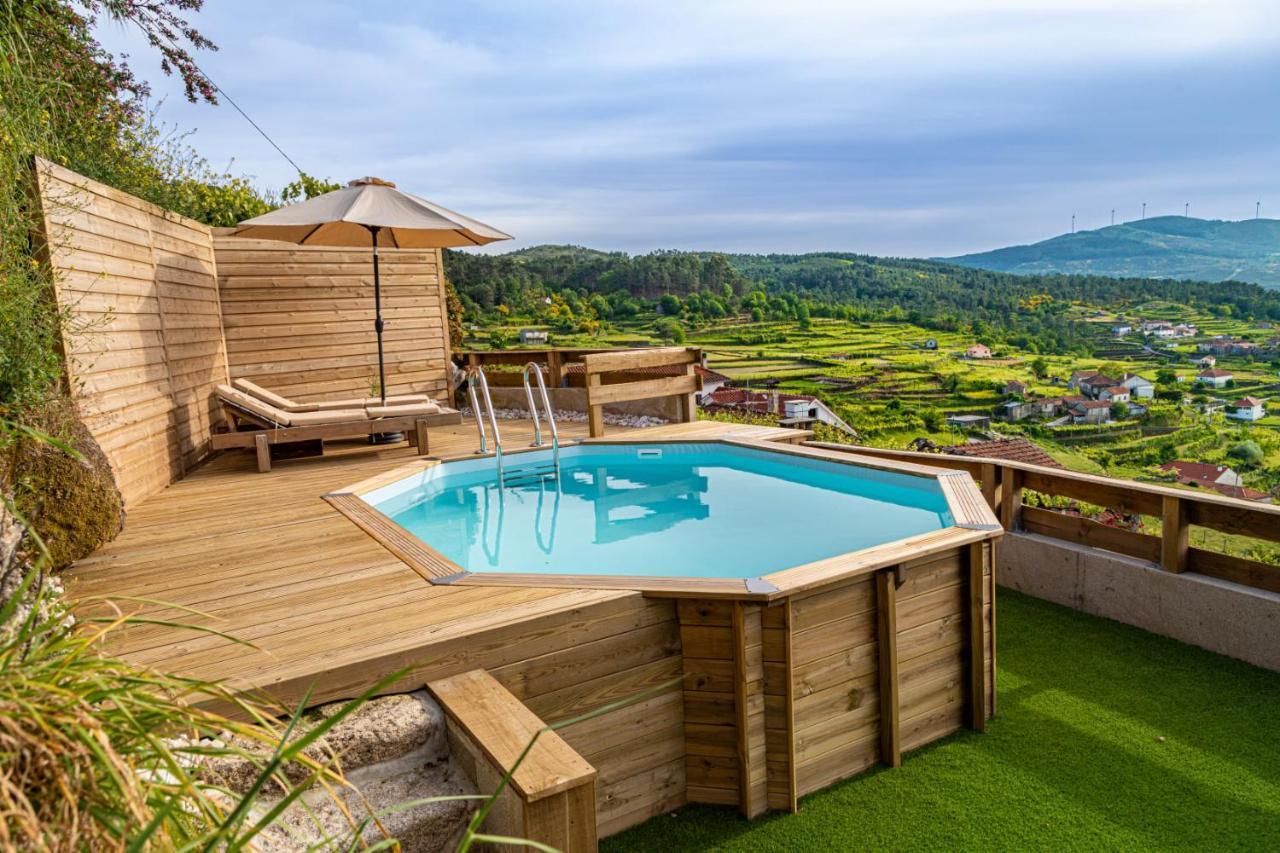 MonçãoChale Dos Penedos, Sossego E Piscina Privada别墅 外观 照片